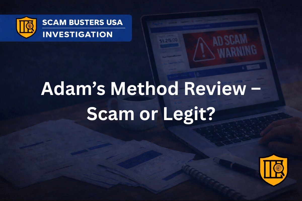 Adam’s Method Review – Scam or Legit?