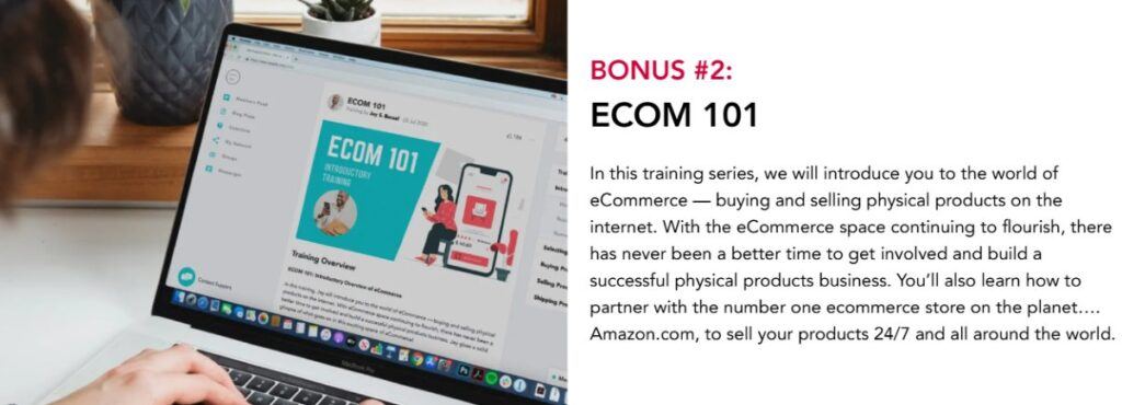 Modern Wealthy Ecom 101 introductory ecommerce training module screenshot.