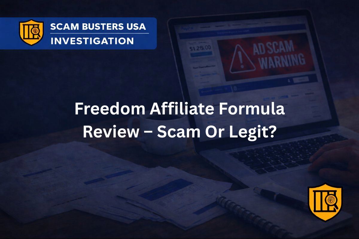 Freedom Affiliate Formula Review – Scam Or Legit?