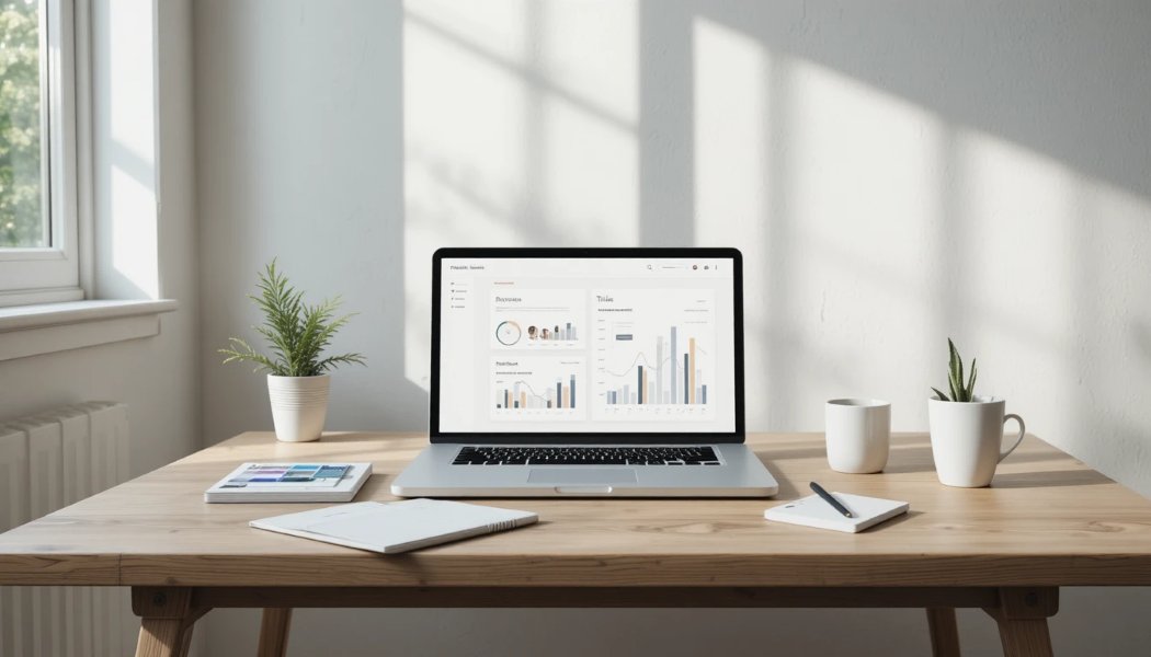 Simple workspace representing realistic skill-building and long-term online progress.