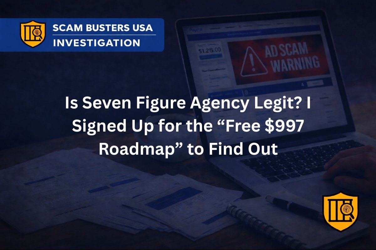 Is Seven Figure Agency Legit? I Signed Up for the “Free $997 Roadmap” to Find Out