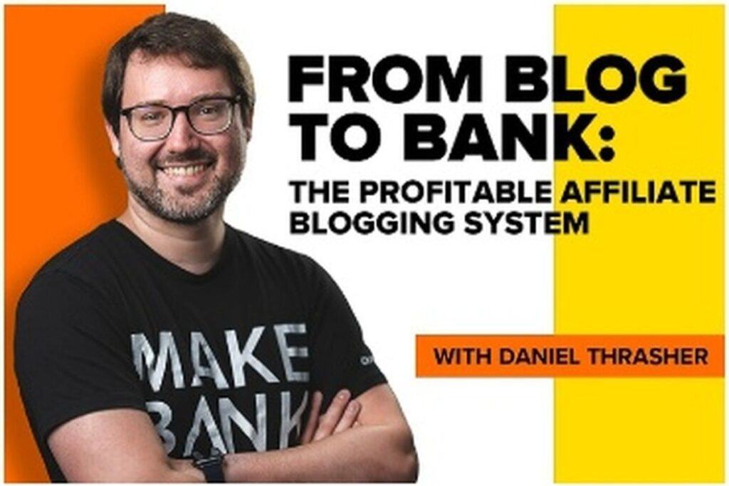 Spark by ClickBank training showing blogging as an affiliate traffic method after funnels and ads
