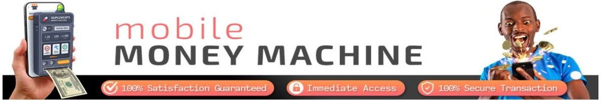 Mobile Money Machine branding displayed on Mobile Profit System checkout page