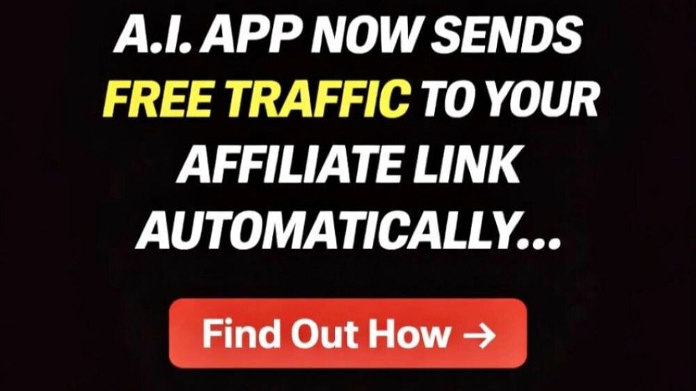 The Automatic Affiliate AI TikTok traffic Facebook ad promising automated affiliate marketing for beginners