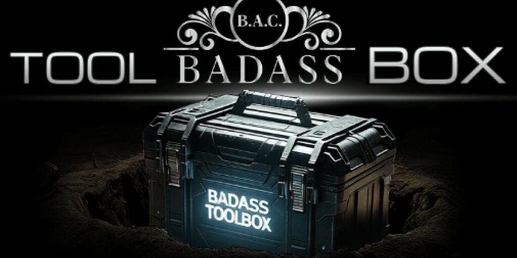 Badass Class Toolbox promotional graphic showing the Badass Toolbox branding