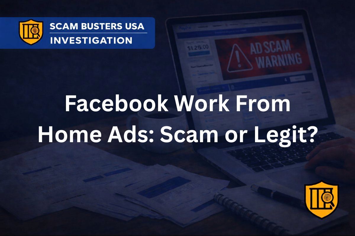 Facebook Work From Home Ads: Scam or Legit?