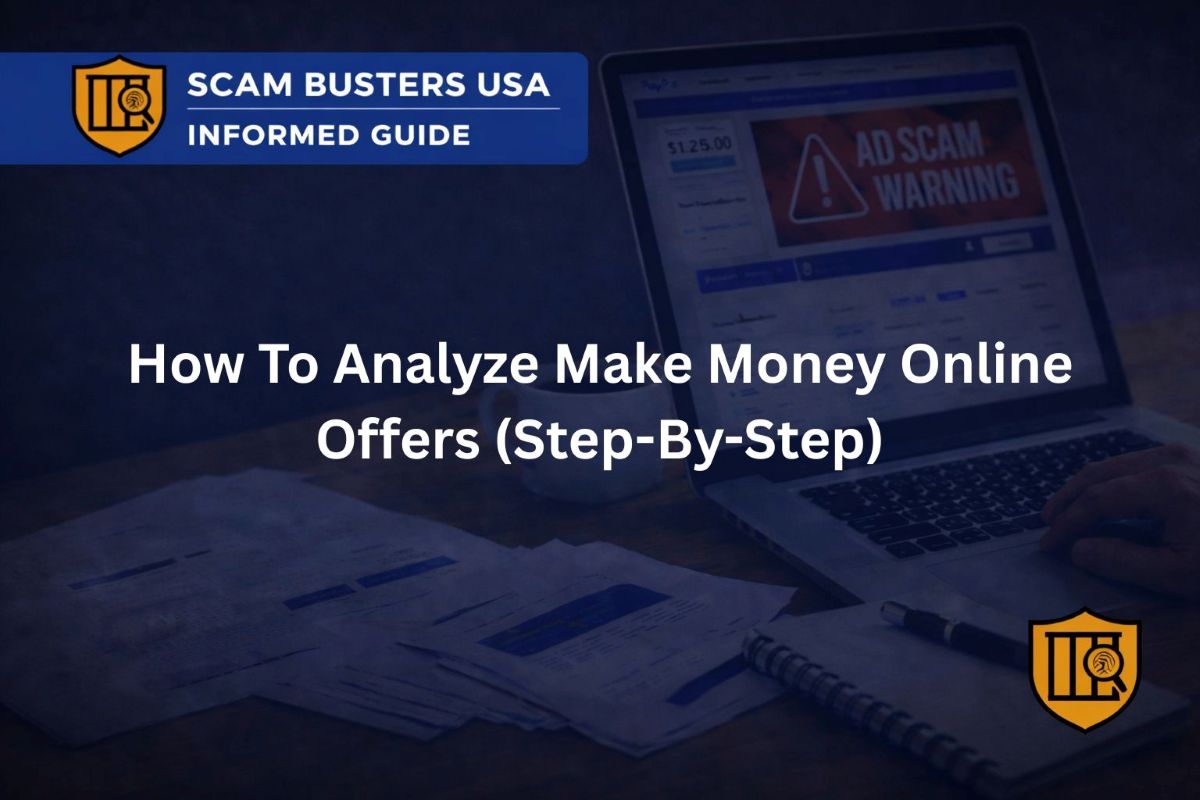 How To Analyze Make Money Online Offers (Step-By-Step)