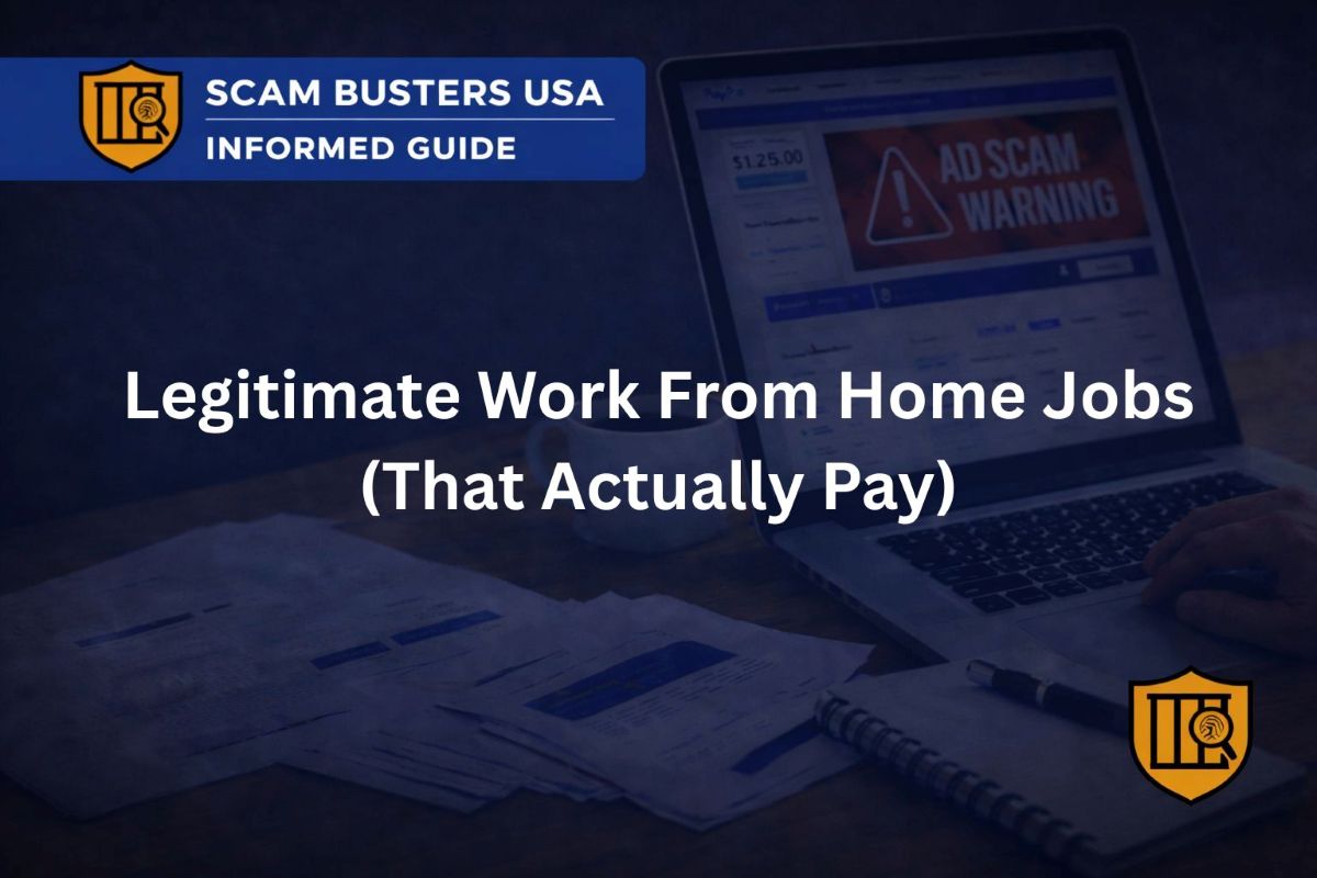 Legitimate Work From Home Jobs (That Actually Pay)